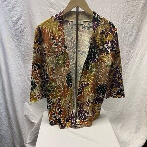 Christopher and banks multi-colored fall sweater. Size L. Great condition